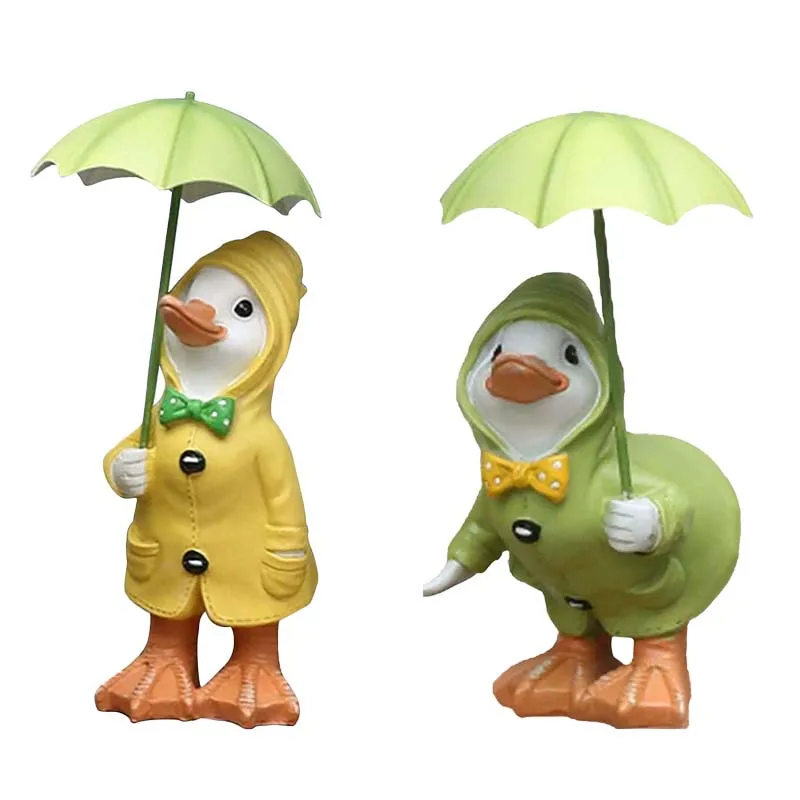 Artificial Mini Ducks Ornament Garden Miniatures Gnomes Moss Terrariums Resin Crafts Figurines Cute Animal Home Decoration resin ornaments garden decoration resin handicraft ornaments resin ornament animal ornaments