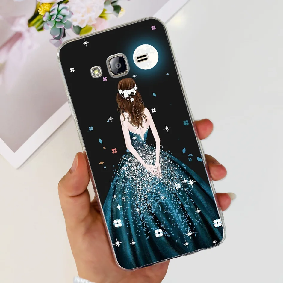 Clear Flower Design Soft TPU Silicone Phone Case