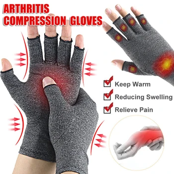 Soulager l'inconfort des mains avec 1 paire de gants de compression sans doigts