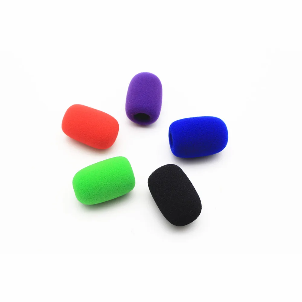 Microphone Foam Windscreens 11mm Diameter Mic Foam Cover for Gaming Headset and Desktop Microphones 5 Pcs microphone cover,microphone accessories,microphone windscreen
