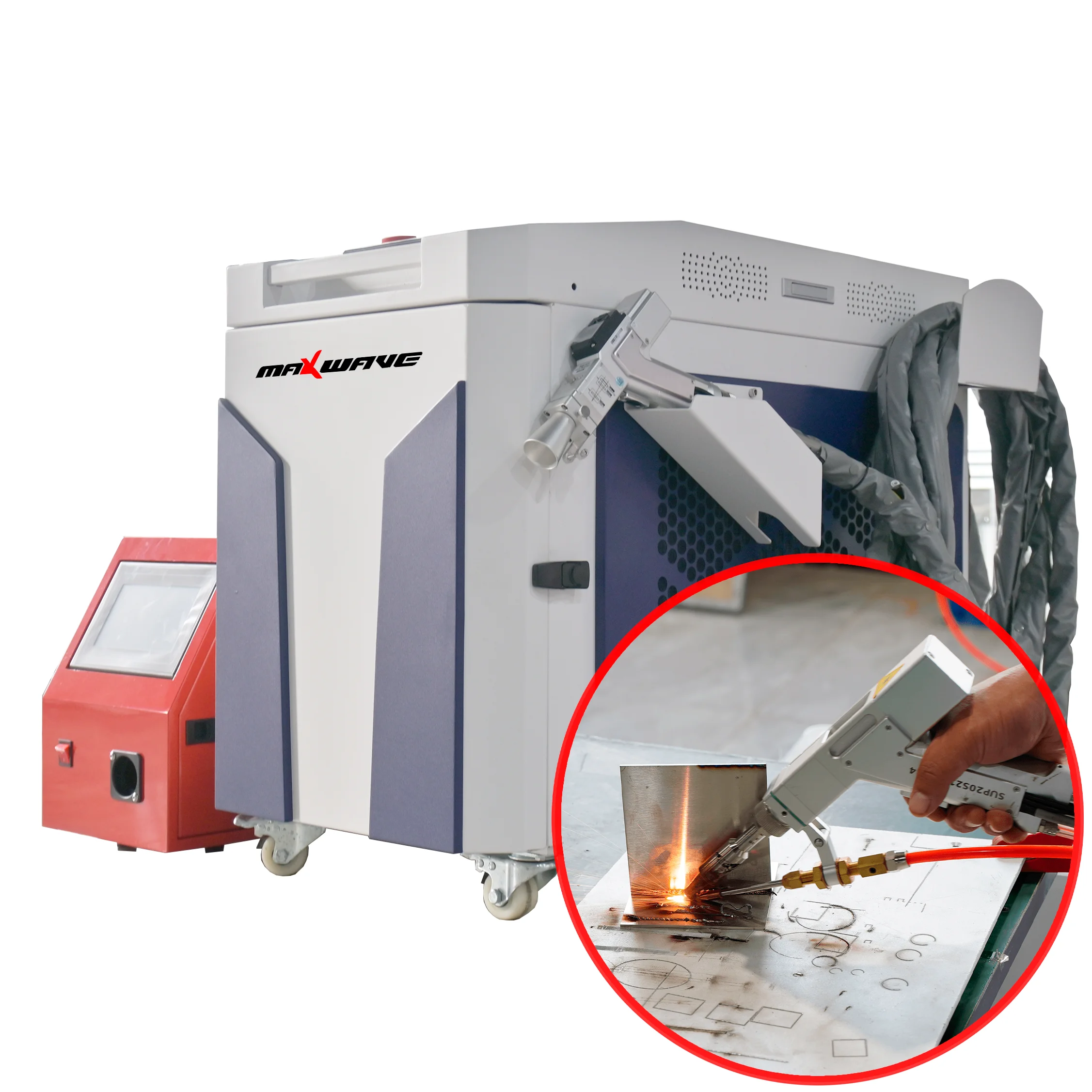 

Портативный лазерный сварочный аппарат 3 в 1, 1000 Вт, 1500 Вт