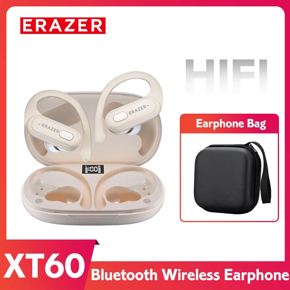 Lenovo ERAZER XT60 Wireless HiFi Sports Earbuds with Noise Reduction and Mic