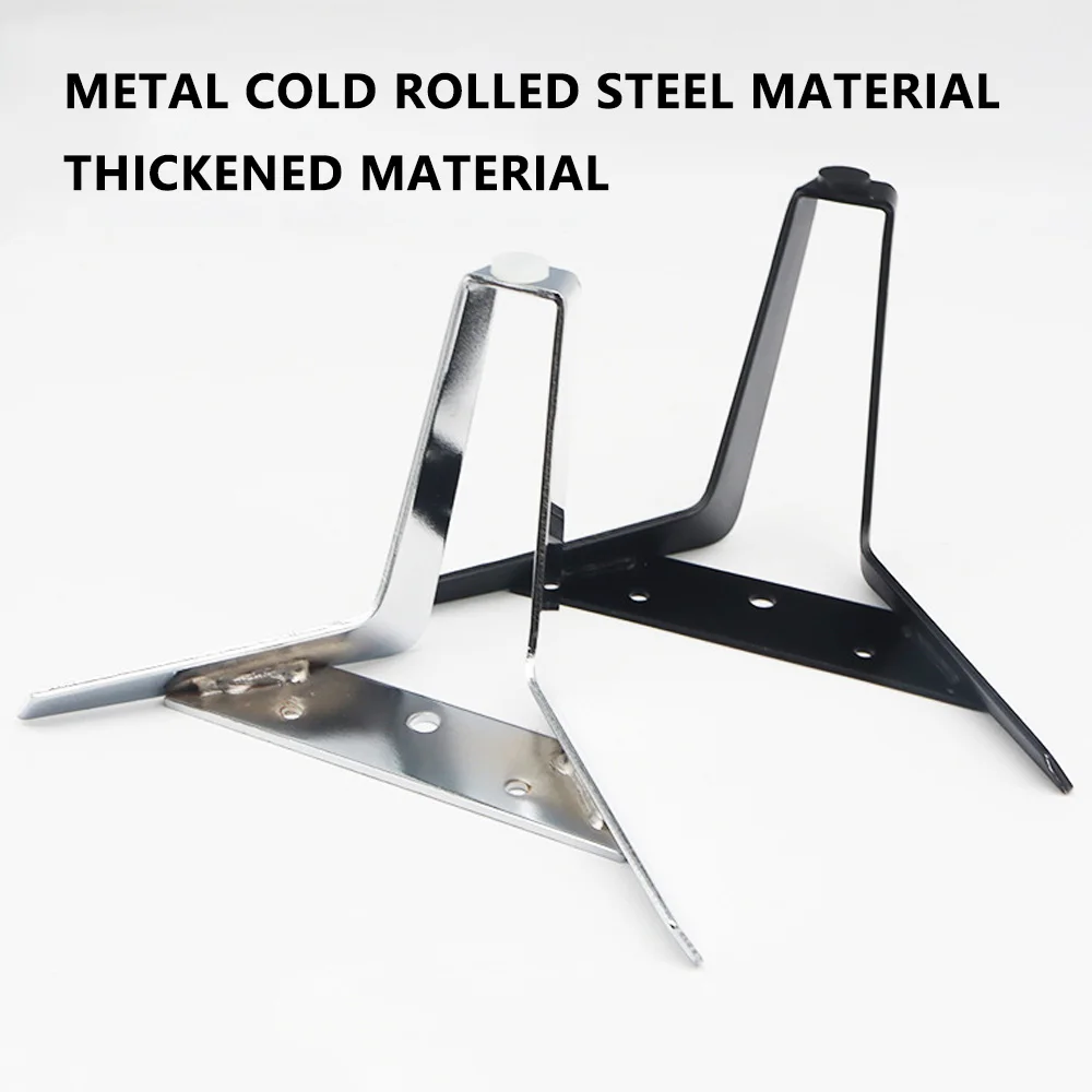 Description Picture 6 of item4pcs Metal Furniture Legs 12cm Black Silver Cabinet Feet Support Dresser Bed Coffee Table Sofa Replacement Legs Hardware Feet