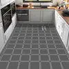 Kitchen Floor Mat Anti Slip and Oil Proof Carpet Absorbent Scrubbable Carpet Wash Free and Dirt Resistant Household Floor Mats 1