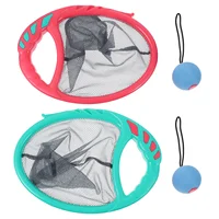 1 Set Paddle Catch Games Toy Children Toss Game Toy Beach Outdoor Game Toy catch ball game ball game toy 1