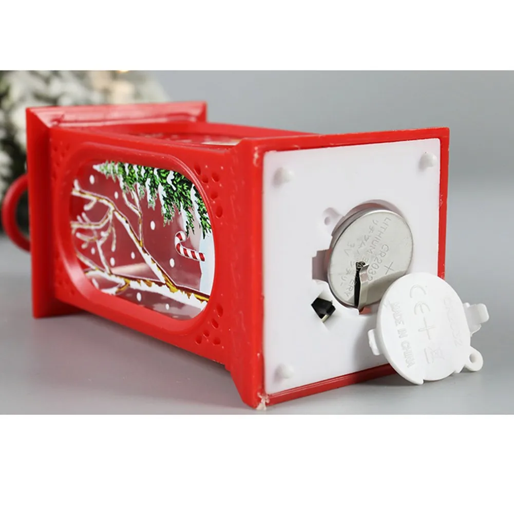 

1pc Christmas LED Light House Shape Night Light Micro Ornaments Christmas Decor Home Decor Desktop Decor Red/gold/white
