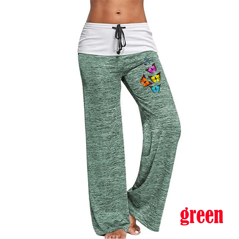 Рисунок 5 - Женские модные широкие штаны с принтом бабочки