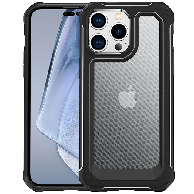 iPhone 12 - Capa Shell em Kevlar® (Full Camera) - CARBON DESIGN by