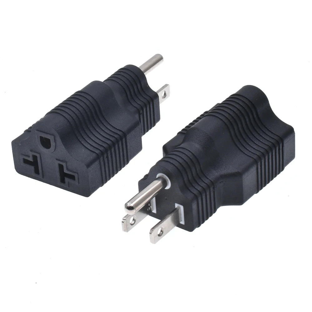 USA US Male to NEMA 5-15P 5-20P 6-15P 6-20P Female American Socket 2Pin to 3Pin Plug AC Power Adapter Industrial Connector