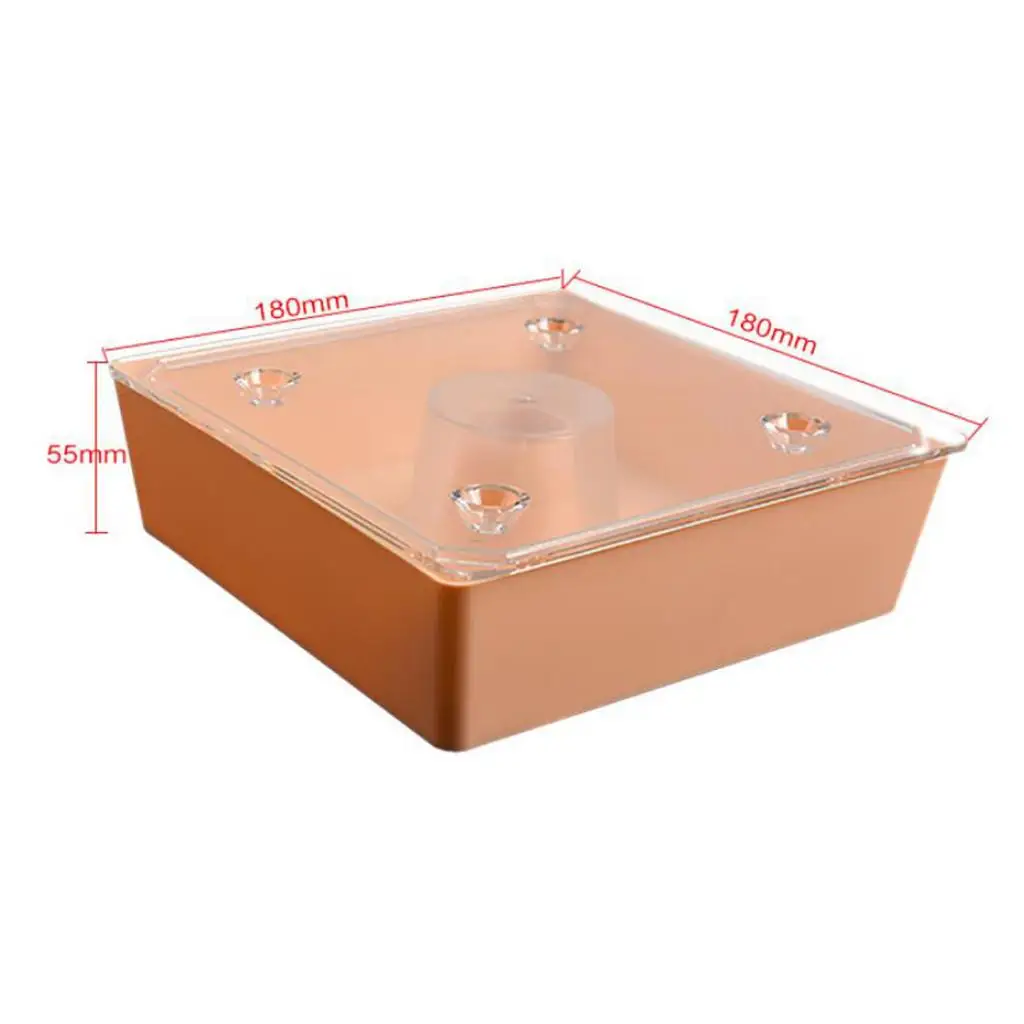 Square 2 litres beehive top feeder bee water feeder pre-assembled durable