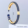 missvikki Original Mix Match Pencil Stackable Bangle For Women Bridal Wedding Cubic Zircon Open Dubai Bracelet Party Jewelry 4