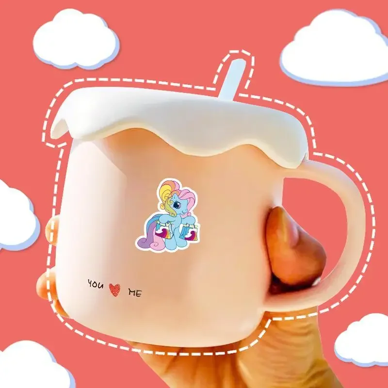 100 Stück My Little Pony Aufkleber Niedliche Pinkie Pie Rainbow Dash Sticker für Kinder Laptop Wasserflasche Gepäck DIY Scrapbook Geschenk – Detail 8