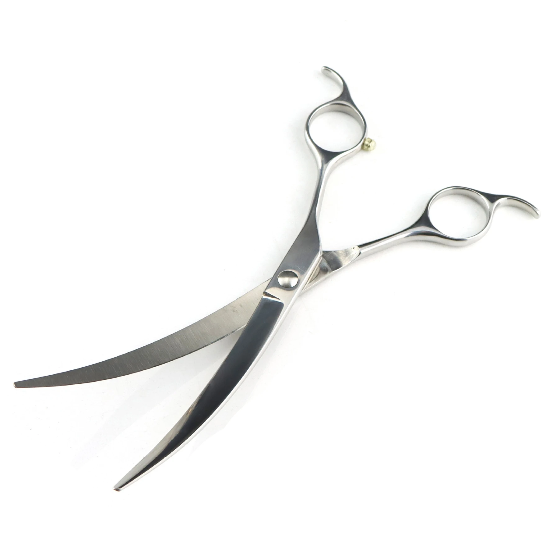 Dog Grooming Scissors Dog Grooming Scissors Kit Pet Grooming Scissors Protector Dog Grooming Scissors Professional 7" Big Curved Scissors Pet Groomer Dog Beauty Shears