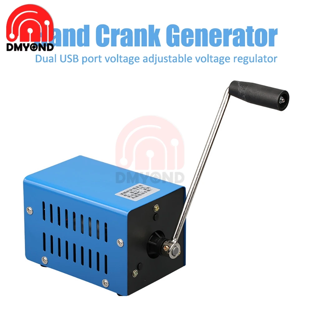 High-Power-Hand-Generator-3V-15V-Hand-Crank-Emergency-Dynamotor-USB ...