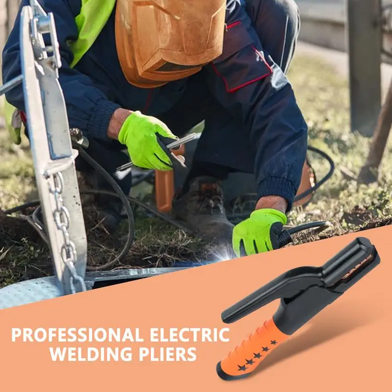 

Держатель электрода, держит плоскогубцы зажим для электрода 800A, сверхмощный, полностью медный, латунный, для металлообработки, сварки