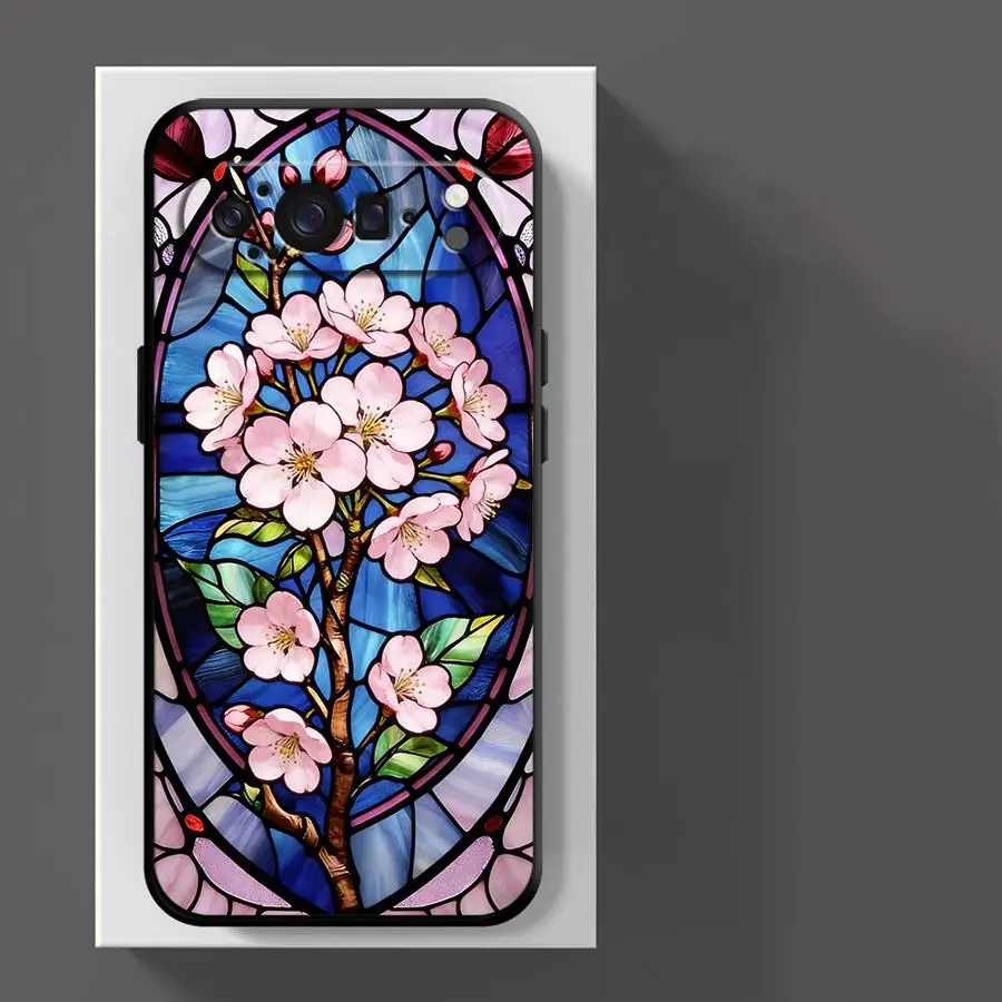Vibrant Floral Window Phone Case Cover