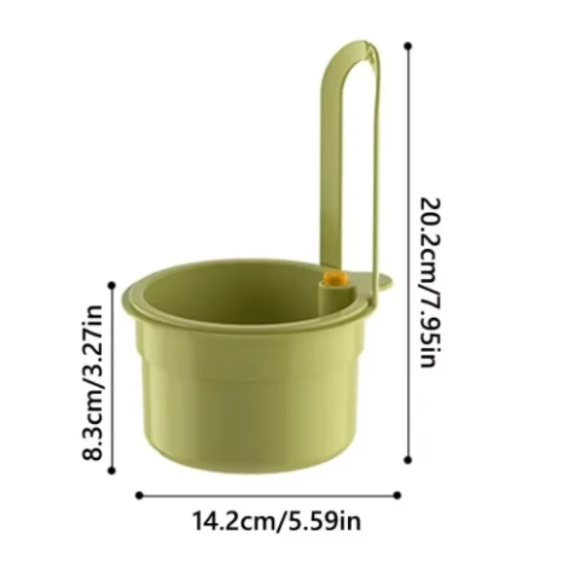 Multifunctional Hanging Sink Filter Basket Circular Drain Fruit Vegetable Cleaning Food Residue Drainage Faucet Filter