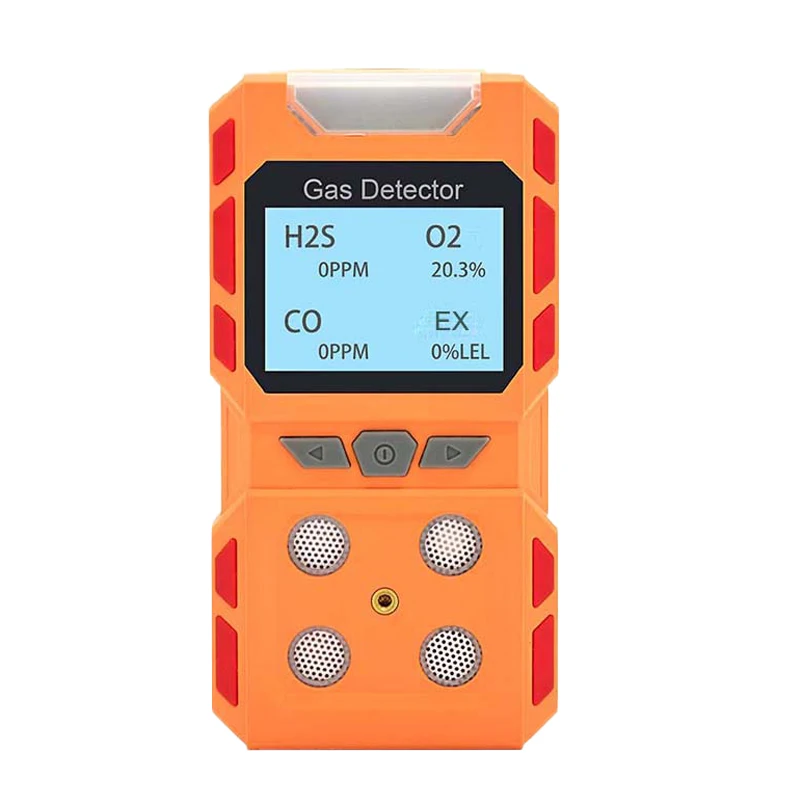4GasMonitorPortableFlammableGasDetectorProfessionalH2SCOO2