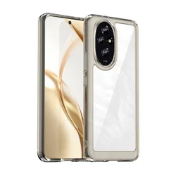 Vibrant Transparent TPU Protective Case - Clear Smart Cover for Honor 200 Lite (GRAY)