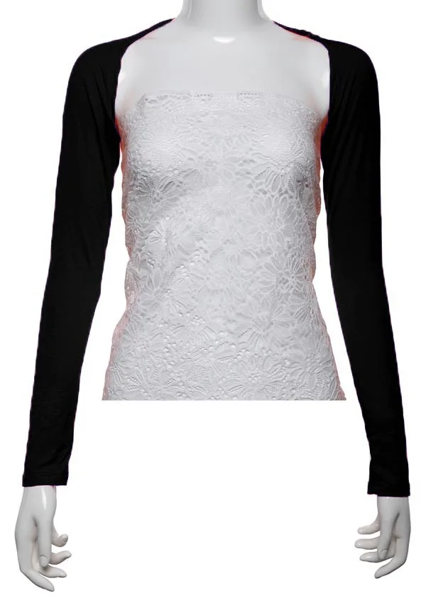 12PCS Stylish Women Hijab Muslim Armer Sleeves Cover Shrug Bolero Hayaa Armer Warmer Oversleeves Stretch 20 Colors Random Color