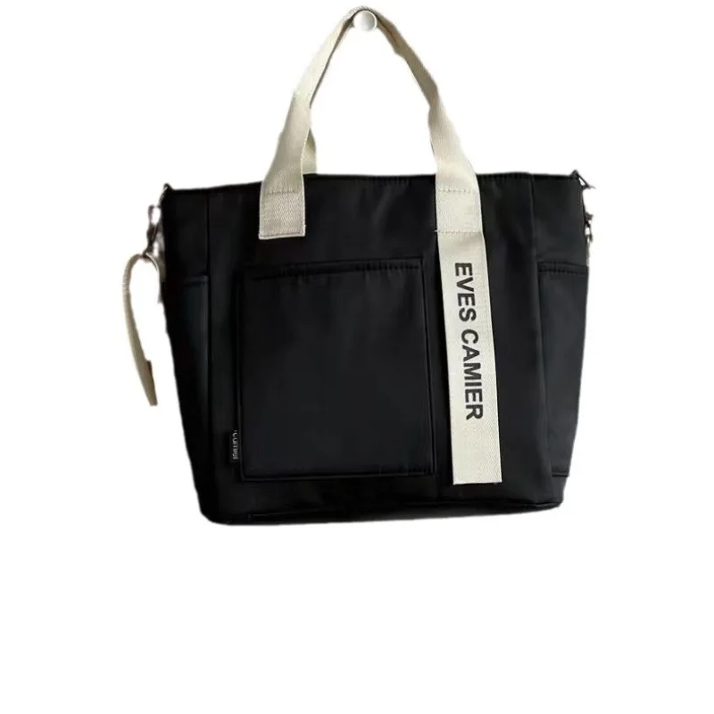 Waterproof Canvas Crossbody Shoulder Bag Stylish Casual Large Capacity Multi-Purpose Handbag for Women Daily Use Travel