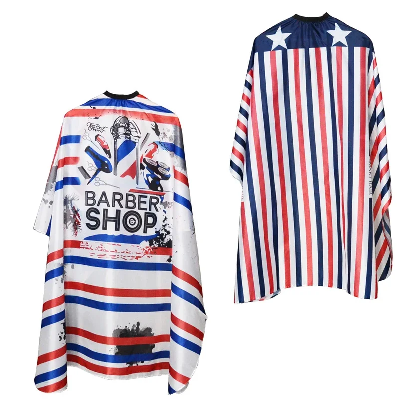 Hairdressing Cape Pattern Cutting Hair Waterproof Cloth Salon Barber Cape Professional Hair Stylist Retro Hairdressing Apron