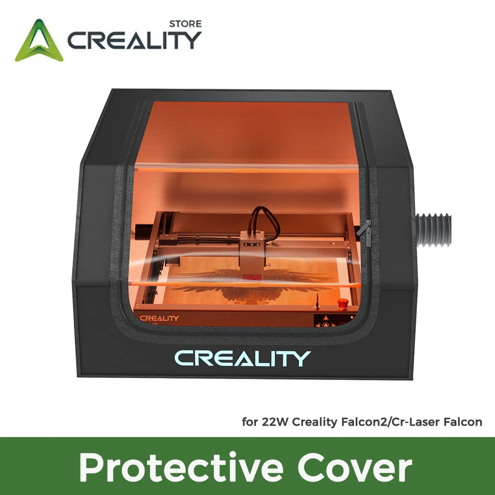 

CREALITY Protective Cover for Laser Engraver Isolate Smoke Expel Smoke Wider Compatibility 22W Creality Falcon2/Cr-Laser Falcon