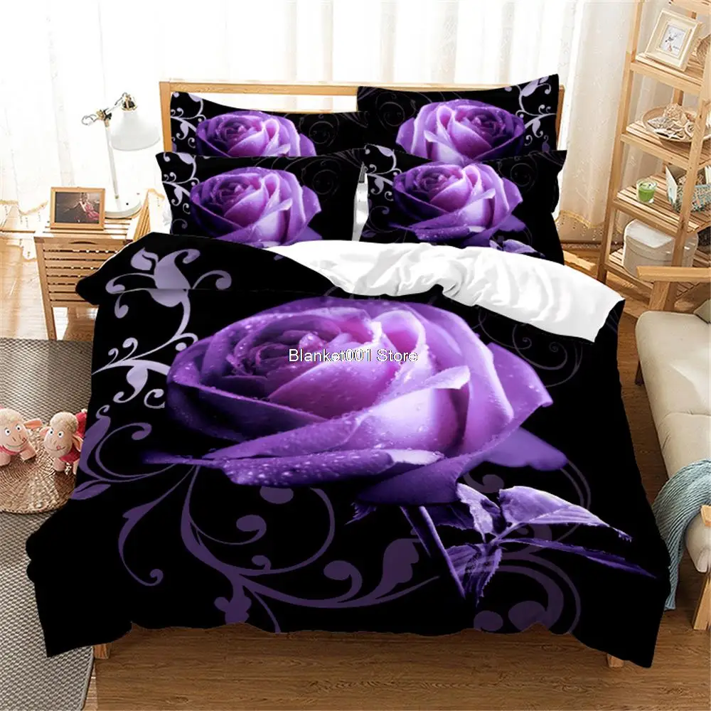 

Rose Garden Bedding Set Duvet Cover Set 3d Bedding Digital Printing Bed Linen Queen Size Bedding Set Fashion Design