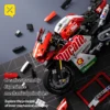 883 Pcs Collectible Motorcycle Display Model,Large Motorcycle Building Set Gift Idea for Adults,Model Motorcycle Kits To Build 5