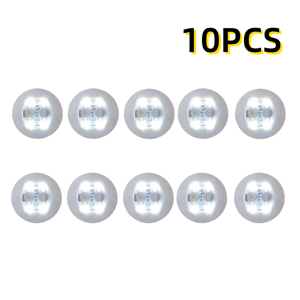 10PCS White