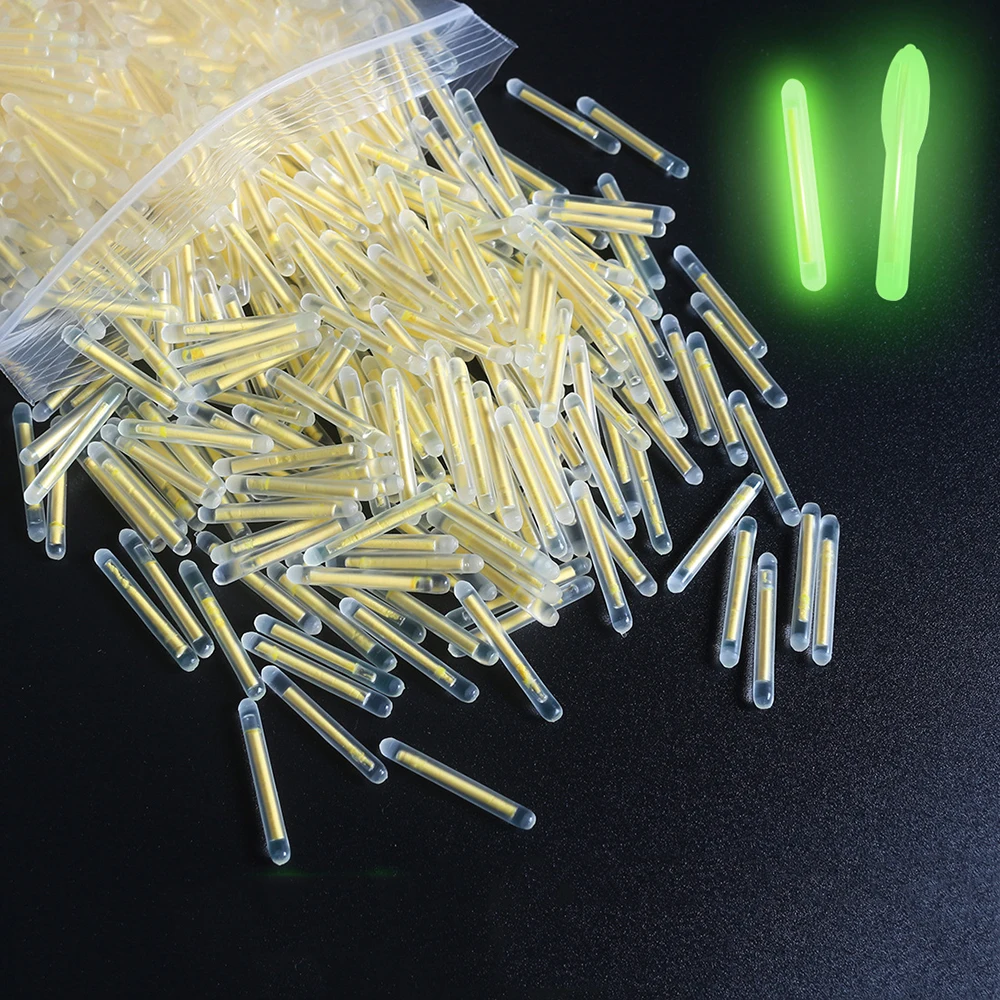 

10/50PCS/lot 2.2-4.5mm S L Light Night Fishing Float Rod Lights Dark Glow Stick Useful Fishing Fluorescent Lightstick