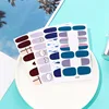 1 Sheet Nail Art Sticker Waterproof Summer Flowers Designs Full Cover Fake Nail Wraps Jewelry Accessories Nail Decals Stickers 5