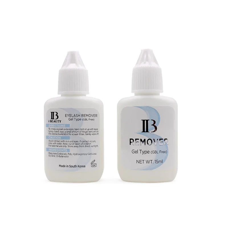5 Bottles I Beauty IB Clear Gel Remover GBL FREE For Eyelash Extensions Glue from Korea 15ml Lash Fast Clean Tools 6