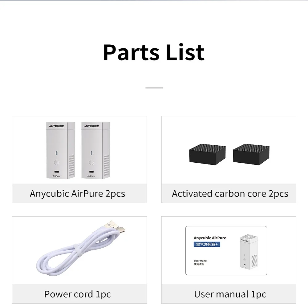 Impressora 3d Anycubic Purificador de ar Peças Lote Impressoras 3d Acessório para a Série de Fótons Fótons m3 Além de Impressoras Lcd 3d Peças de - Imagem 4