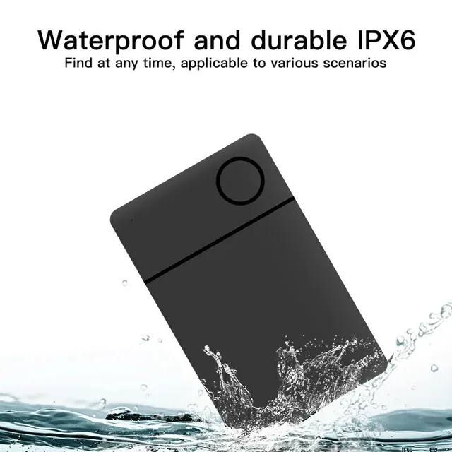 Smart Bluetooth GPS Card Tracker, Item Locator para iPhone Bagagem Bag, Key Finder Tag, com base no IOS, Find My APP, Anti Lost 5