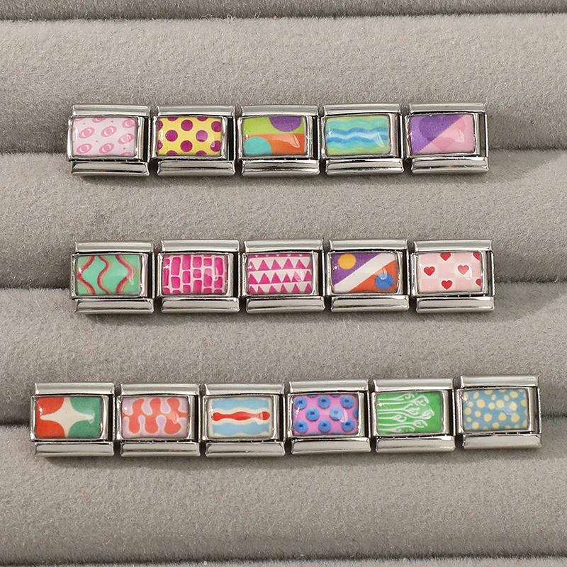 Italian Charm Bracelet Fit 9MM Stainless Steel DIY Bracelet Jewelry