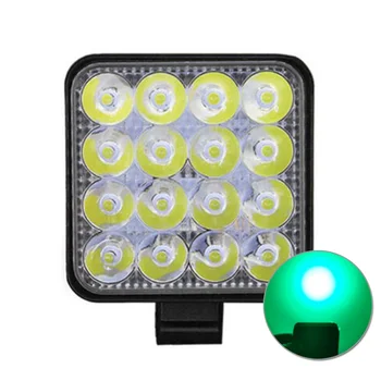 12V 24V Proiettore a LED per auto ATV Off-Road Guida Fendinebbia Verde Striscia di luce da lavoro per camion Auto SUV 4WD Barca ATV Barra Luci a LED