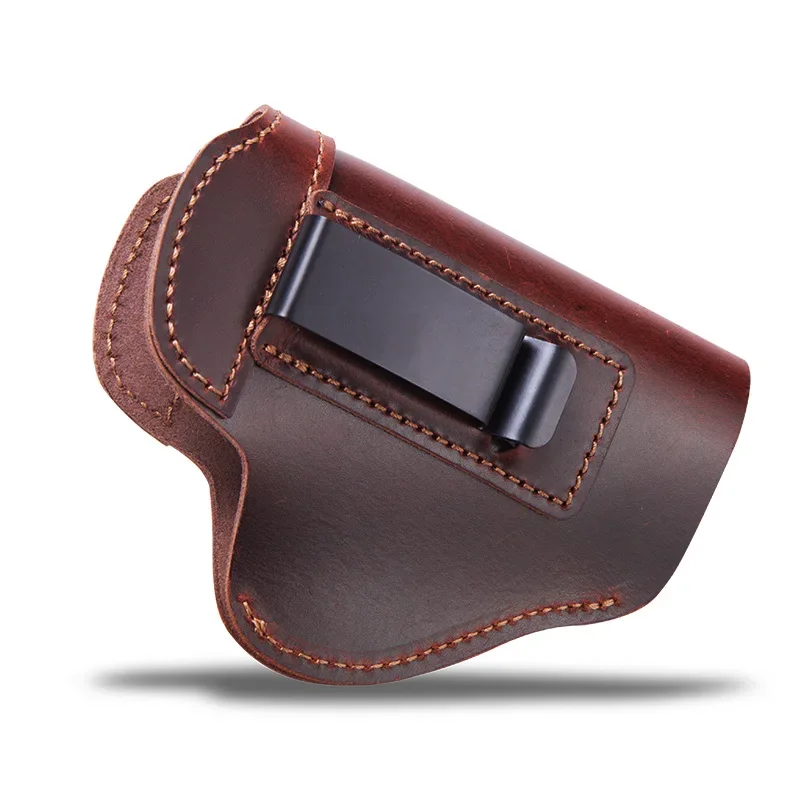1911 Leather Pistol Holster Glock 19 Berretta 92 P226 P229 9MM Pistol PM Hunting Universal Leather Case pistol holster gun holster hunting holster