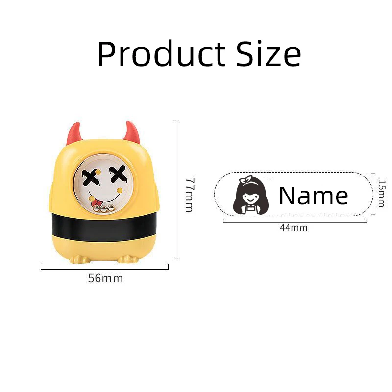 Custom-Made Baby Name Stamp DIY For Children Name Seal Student Clothes Chapter Not Easy To Fade Security Stamp Sticker