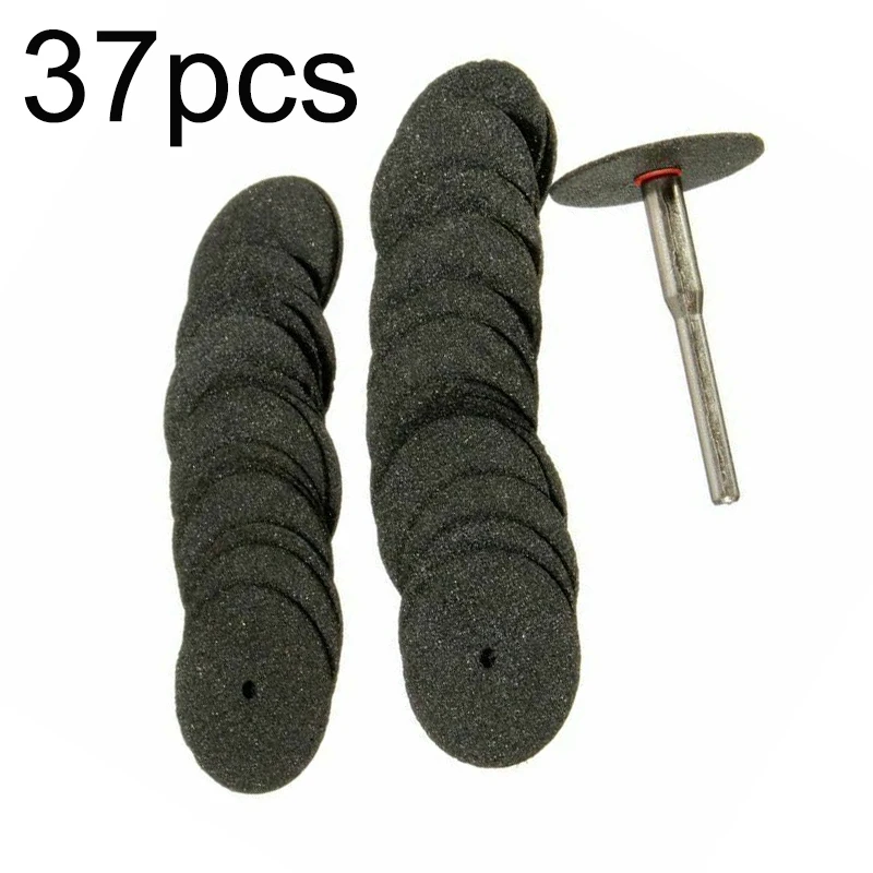 

36PCS 24mm Abrasive Cutting Disc Resin Cutting Wheel With 3mm Connecting Rod Saw Cutting Blades Rotary Abrasive Tool