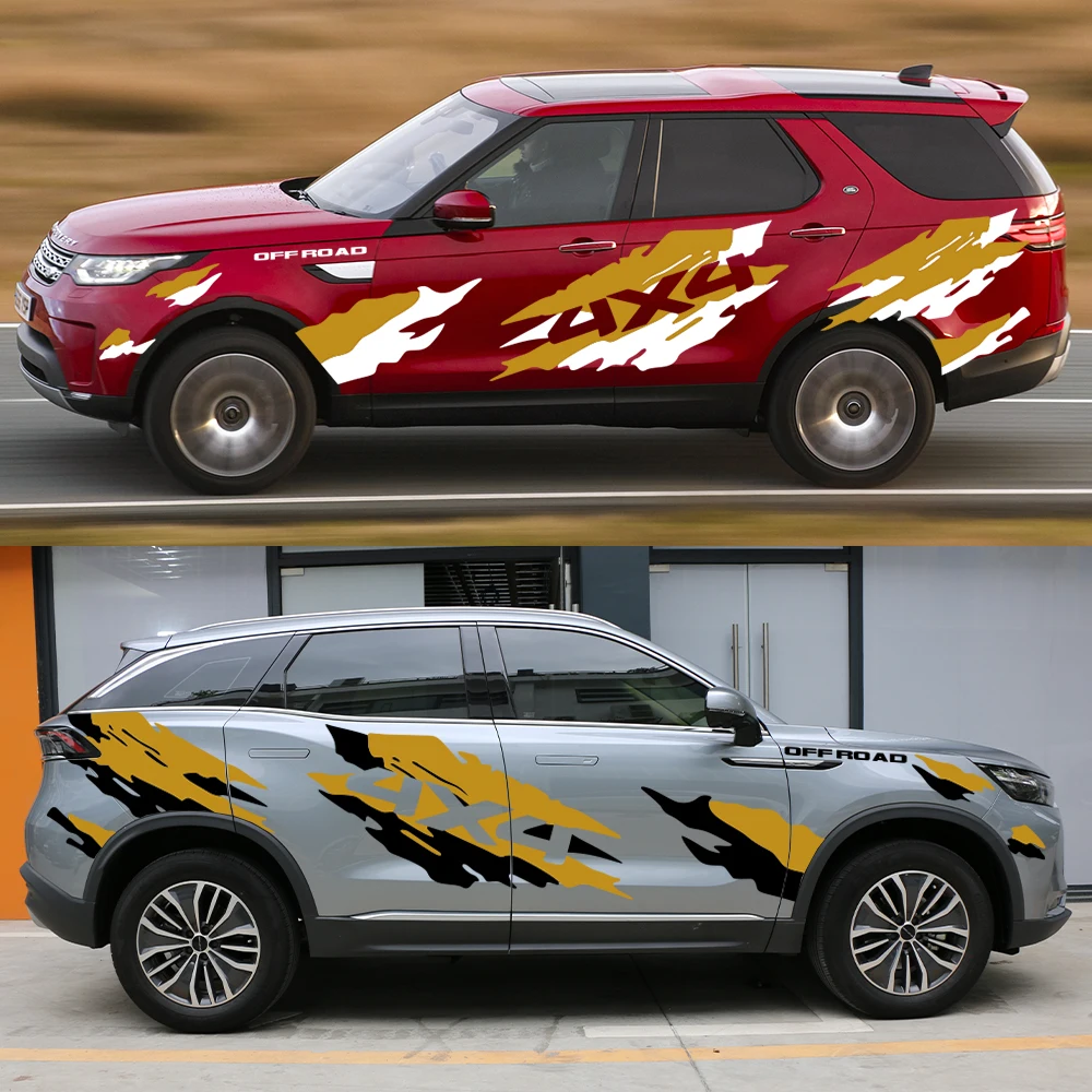 Für Land Rover Entdeckung 1 2 3 4 5 td5 4x4 Auto Aufkleber Offroad Styling Auto Seite Vinyl Film Dekor Aufkleber Tuning Zubehör – Detail 3