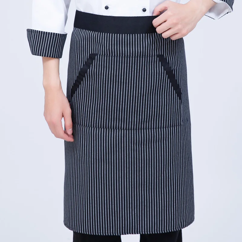 Spot Supply Chef Work Apron Hot Pot Restaurant Catering Kitchen Household Cleaning Supplies Half Apron