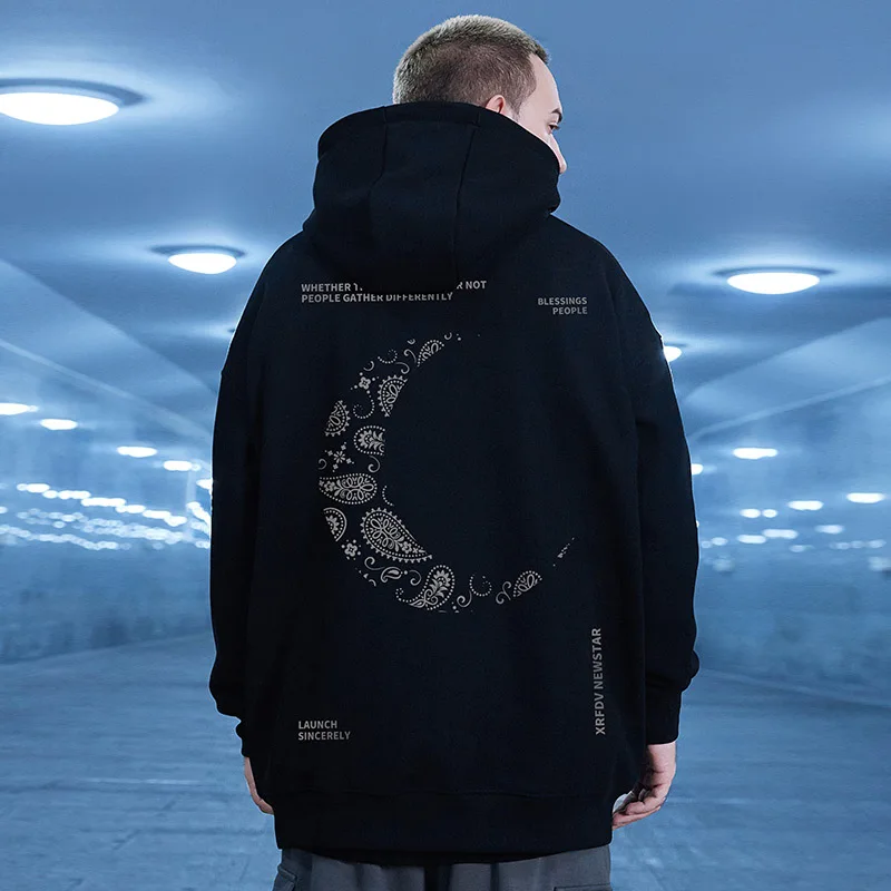 Oversized Hoodie Y2k Men's Sweatshirt Anime Graphic Hooded Casual Women Male Clothes Harajuku Long Sleeve HIP HOP Vape Kanye