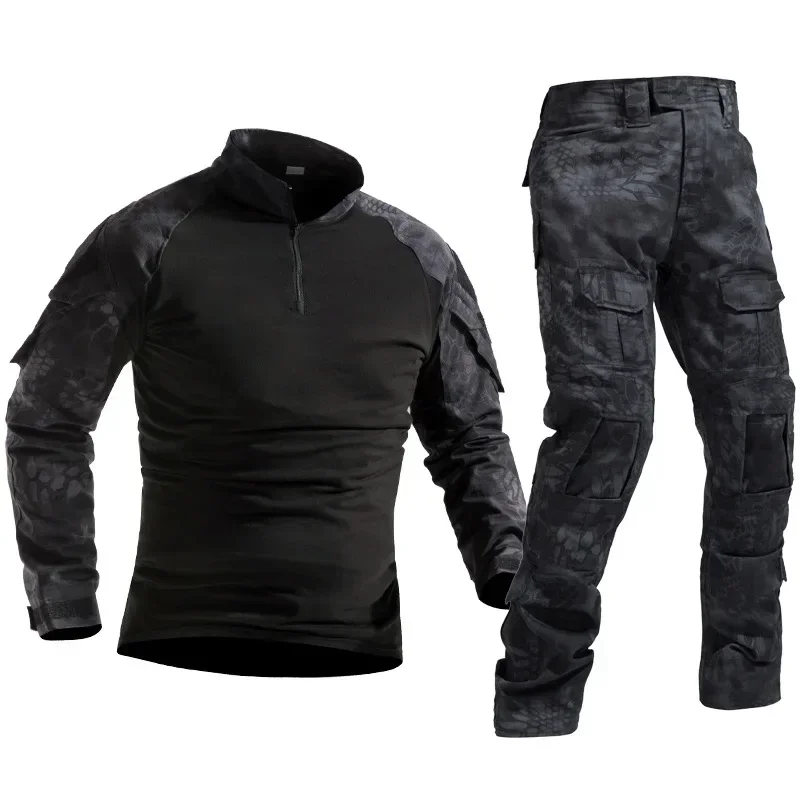 Multicam Camouflage Suit Tactical Uniform Set Suit Paintball Tactical Clothing Uniform Men