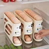 3-Tier Rolling Egg Storage Container for Refrigerator Holds 24 Eggs Organizer Rack Large Capacity Kitchen & Fridge Storage Box 2
