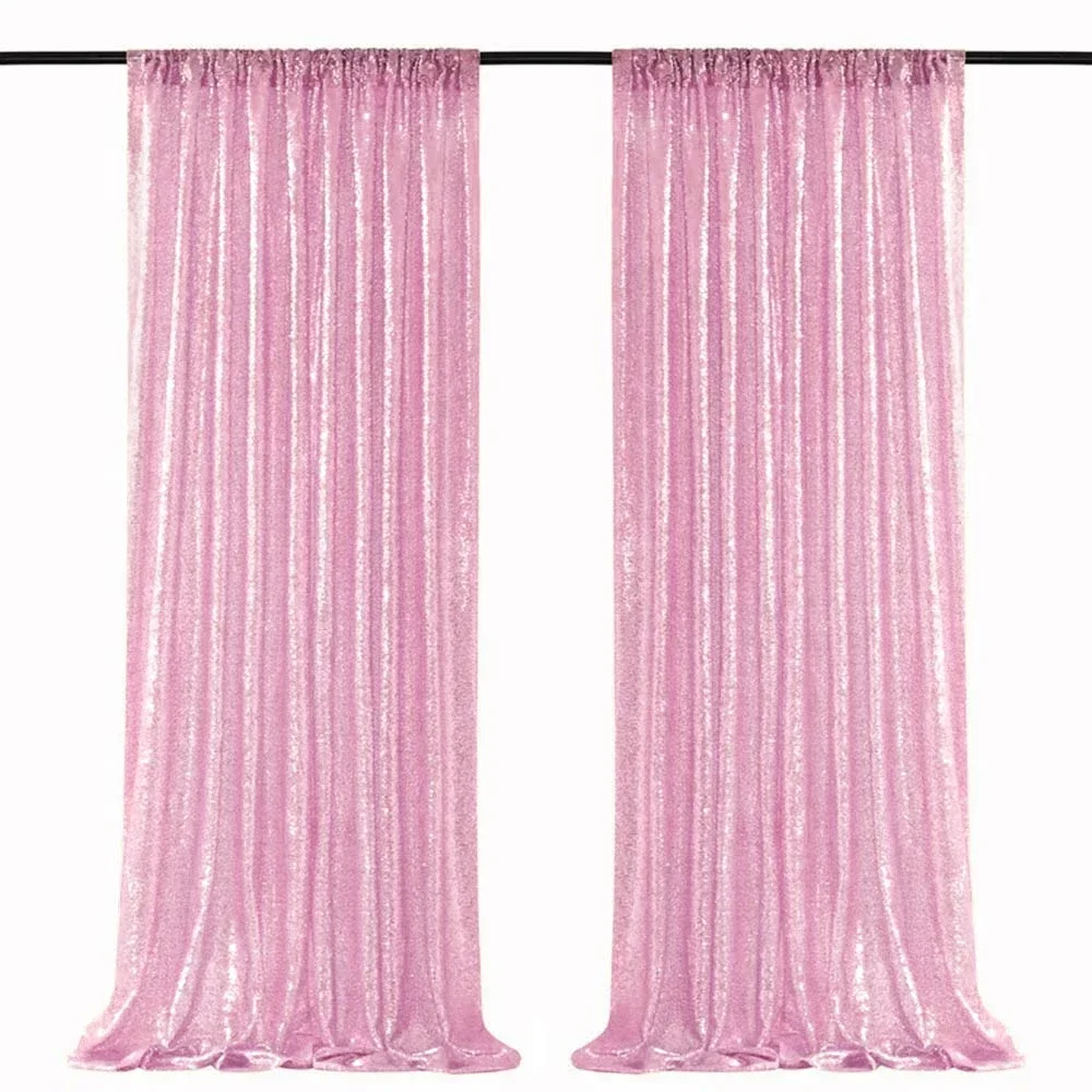 Party Supplies Birthday Backdrop Party Decoration Party Backdrop Curtain 2x8ft Sparkly Sequin Backdrop Curtain For Wedding Birthday Christmas Baby Shower Party Decor
