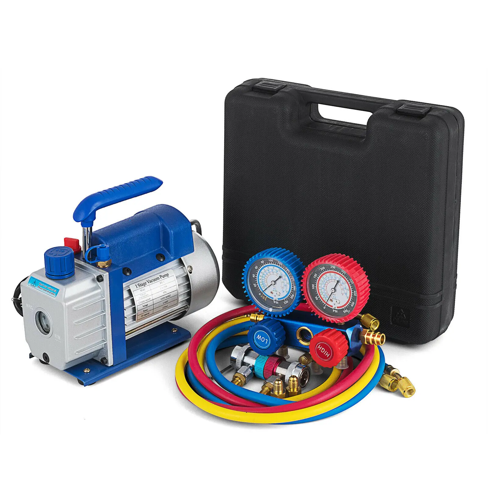 Refrigerant Vacuum Pump Kits, HVAC Refrigeration, Manifold