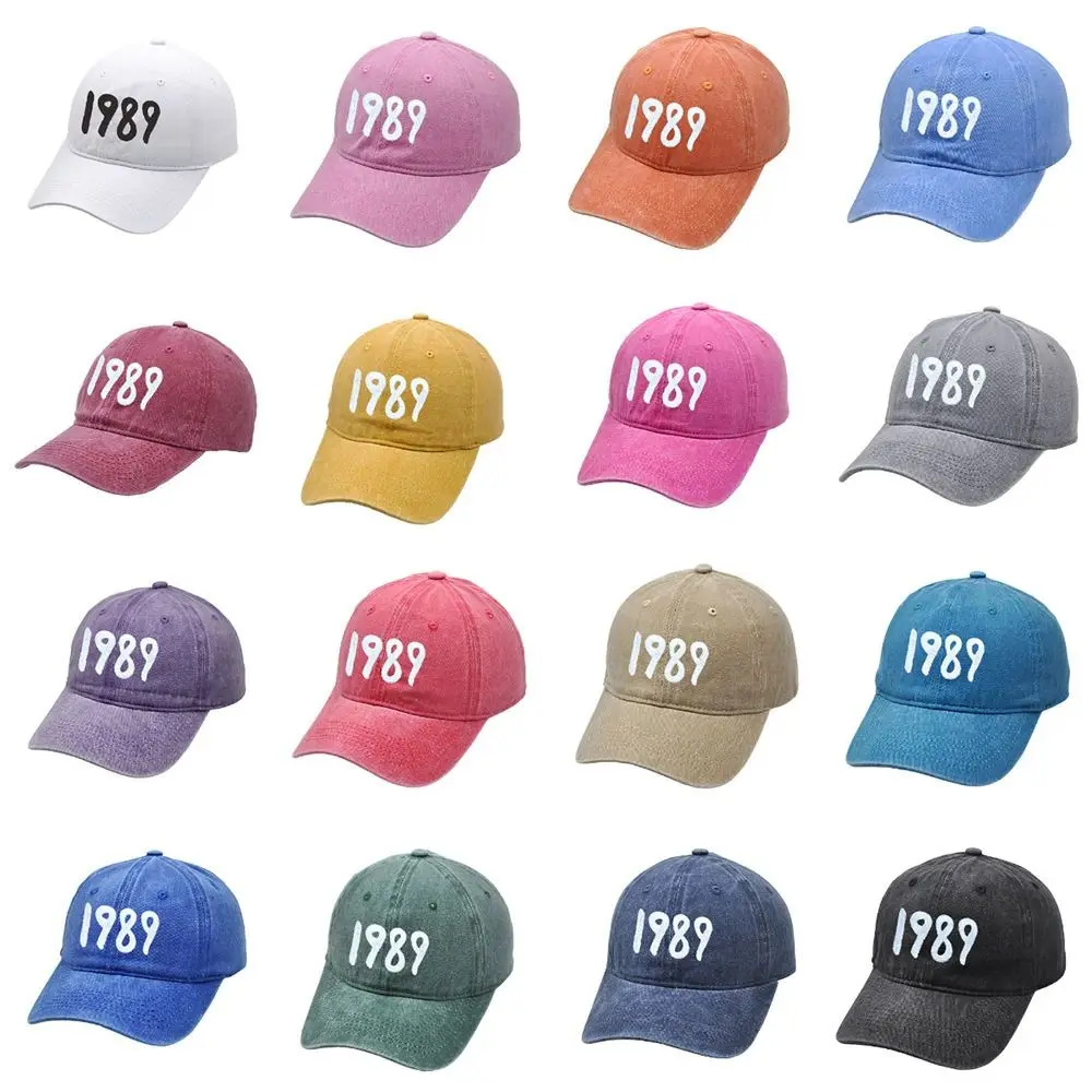 

Taylor Baseball Cap From Fans Embroidery Distressed Craft 1989 Cap Denim Dad Hat Unisex Gifts