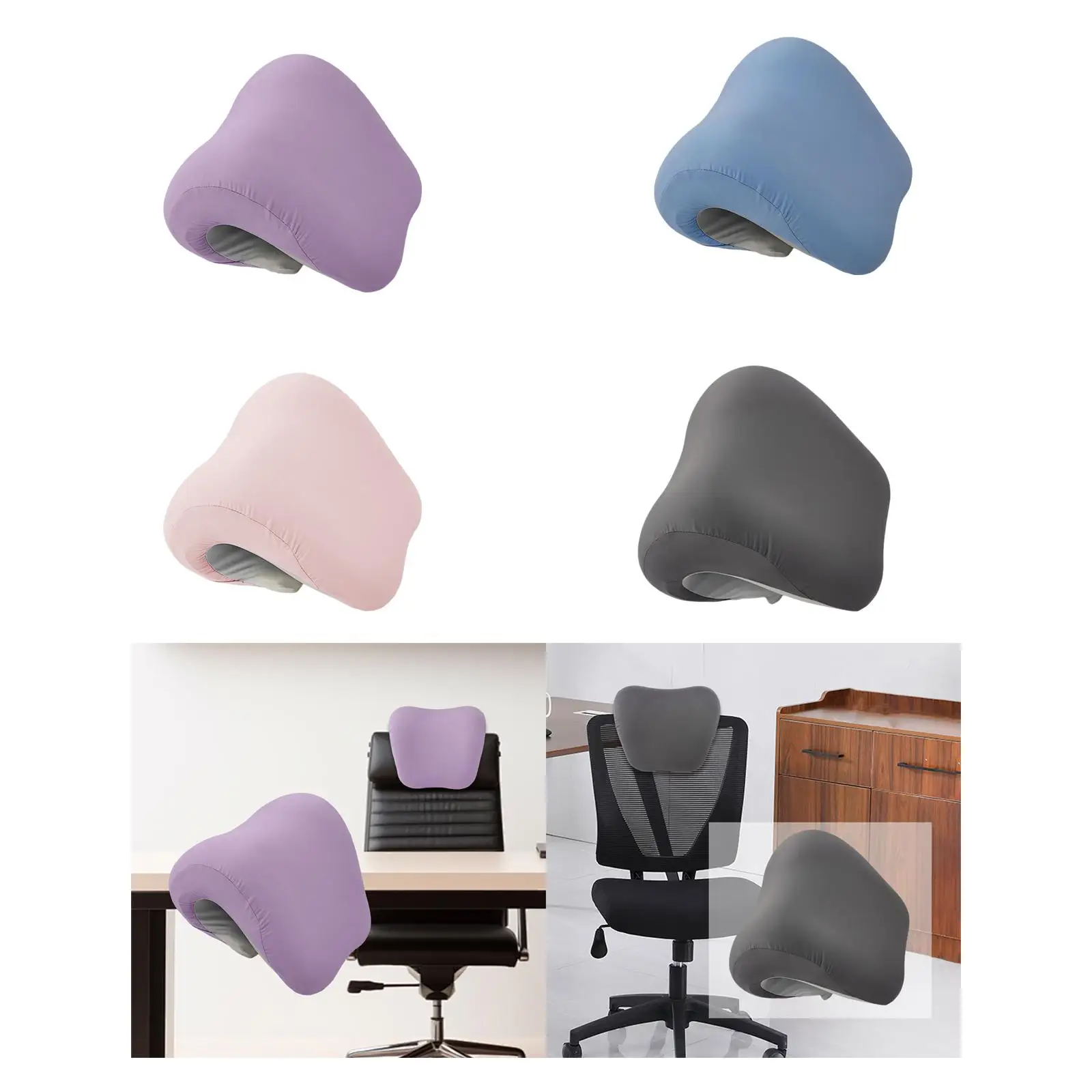 Office Chair Neck Pillow Comfortable Practical Lightweight Ergonomic Headrest for Libraries Resting Student Living Room Airplane