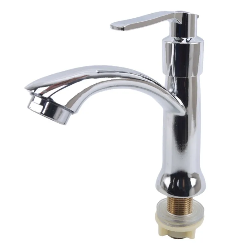 Basin Single Hole Zinc Alloy Faucet for Bathroom Sink